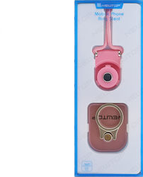 Newtop Halskette & Ring-Halter in Rosa Farbe
