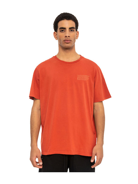 Be:Nation Ανδρικό Αθλητικό T-shirt Κοντομάνικο Πορτοκαλί