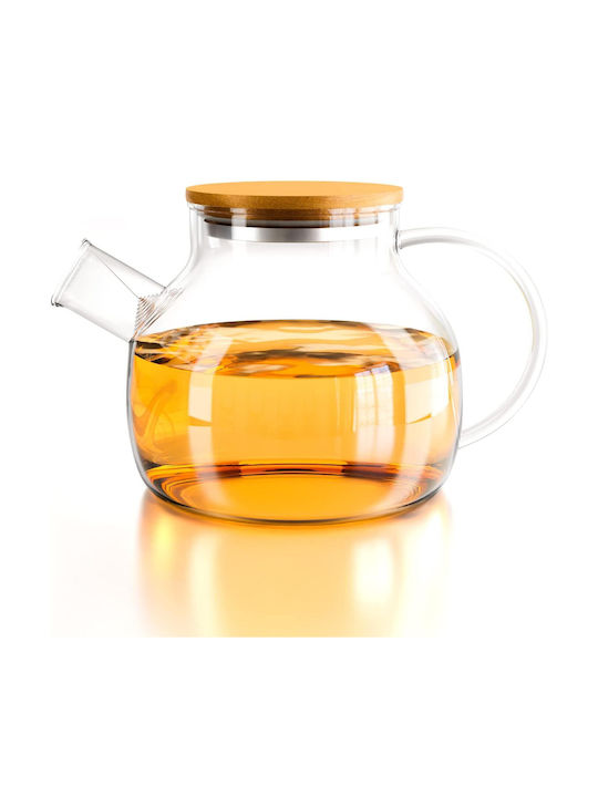 eBest Zeenki Τσαγιέρα Γυάλινη Διάφανη 1000ml