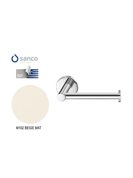 Sanco Metallic Paper Holder Wall Mounted Beige