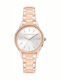 Trussardi T-star Ceas de Damă cu Rose Gold Brățară Metalică