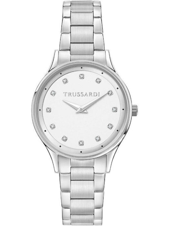 Trussardi Women's Watch with Silver Metal Bracelet R2453152512