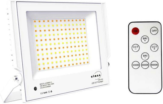 Atman Waterproof LED Floodlight 100W Cold White 6000K IP66