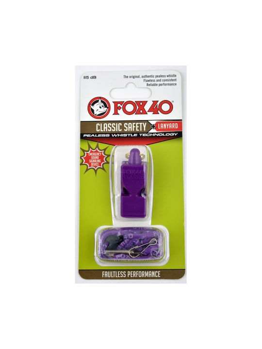 Fox40 Referees / Coaches Whistle with Cord