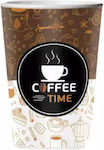 Coffee Time Einwegbecher Papier Doppelwandig Braun 480ml 20Stück