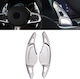 Carner Car Handbrake Lever Aluminum Shift Paddles for BMW Series 5 G30/G31 2017 Silver 2pcs in Silver Color 0029799
