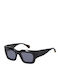 Gigi Barcelona Women's Sunglasses with Black Plastic Frame and Black Lens 6772/1