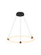 Arapidis Pendant Light LED with Warm White Light Black