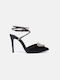 InShoes Pantofi cu toc cu Curea Negre