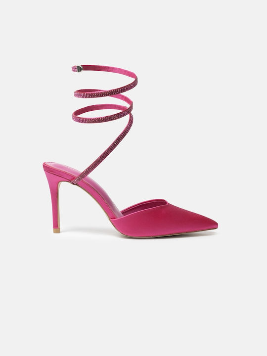 InShoes Pointed Toe Fuchsia Heels