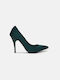 InShoes Pointed Toe Green Heels