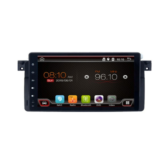Auto-Audiosystem für BMW Serie 3 (E46) (Bluetooth/USB/WiFi/GPS/Apple-Carplay/Android-Auto) mit Touchscreen 9"