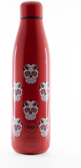 QuyCup Μπουκάλι Θερμός Ανοξείδωτο BPA Free 500ml Κόκκινο