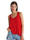 Ale - The Non Usual Casual Women's Blouse Sleeveless Red
