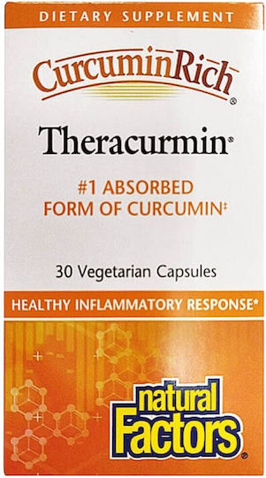 Natural Factors Curcuminrich Theracurmin 30 мг 30 Растителни Капсули