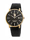 U.S. Polo Assn. Men's Watch Battery with Black Leather Strap