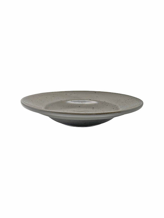 Ankor Teller Nudeln aus Porzellan Gray mit Durchmesser 27cm