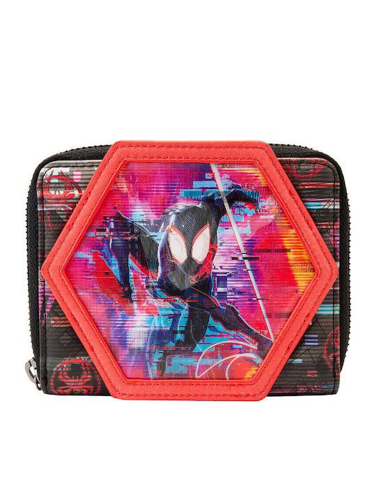 Loungefly Portofel Pentru Copii Pentru Monede Cu Fermoar Marvel Spider-Man - De-a Lungul Spiderverse Lenticular