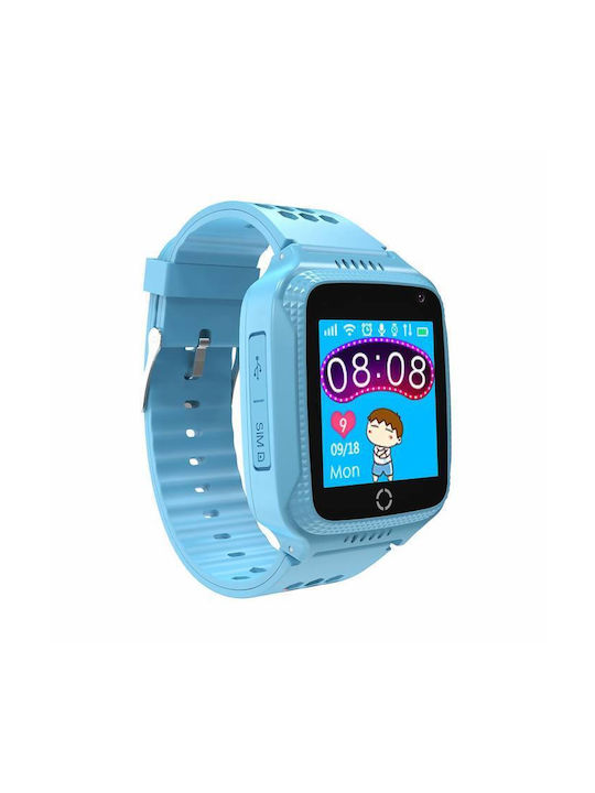 Celly Kinder Smartwatch mit Kautschuk/Plastik Armband Hellblau