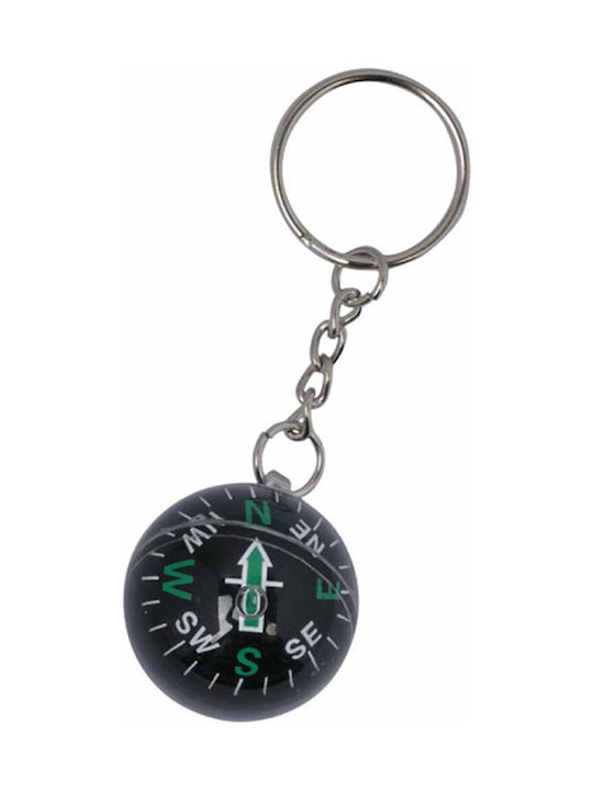 Munkees Keychain Ball Compass Negru
