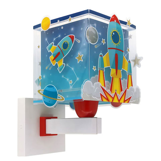 Ango Led Plastic Kids Wall Light Rocket