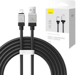 Baseus CoolPlay USB-A zu Lightning Kabel Schwar...