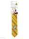 Cinereplicas Hufflepuff Herren Krawatte Synthetisch Gedruckt in Gelb Farbe