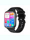 Colmi C80 Smartwatch με Παλμογράφο (Μαύρο)