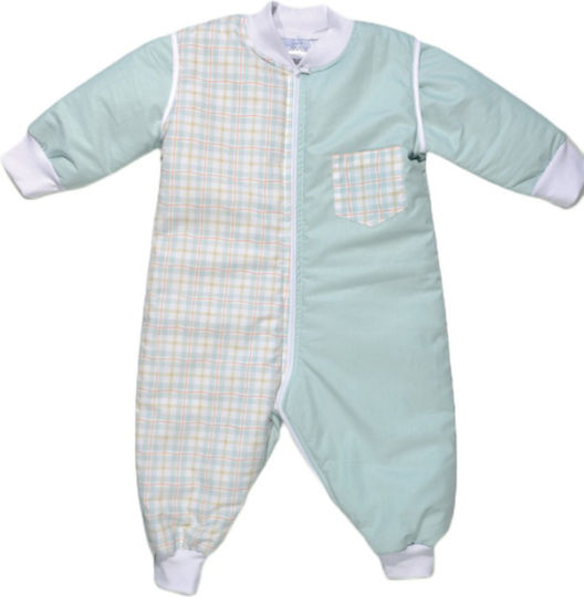Baby Oliver Χειμερινός Υπνόσακος με Αποσπώμενα Μανίκια Πράσινος