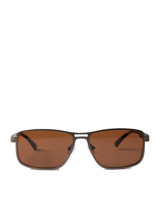 Moscow Mule Men's Sunglasses with Gray Metal Fr...