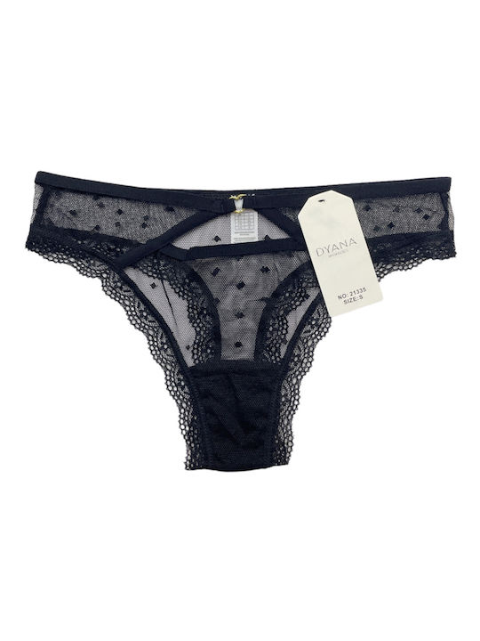 Chilot tip tanga DYANA 21335 - Negru