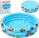 Kruzzel Piscină Rotundă Pentru Copii Gonflabilă 58lt 80x30cm Albastră