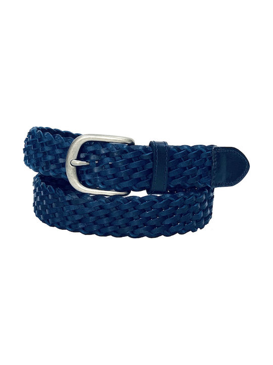 Women Weakness 277 Men's Leather Belt Navy Blue