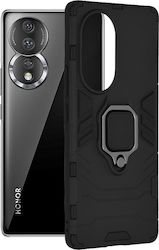 Techsuit Shield Silicone Back Cover Black (Honor 80 - Huawei)