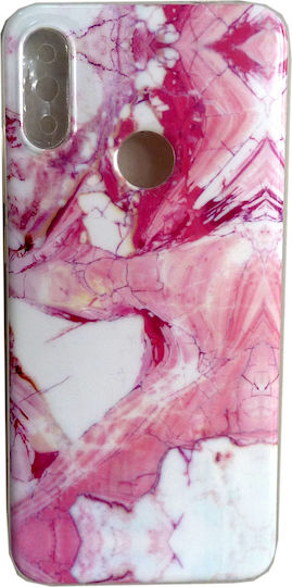 Marmur Back Cover Silicon Roz (Redmi Note 7 / 7 Pro)