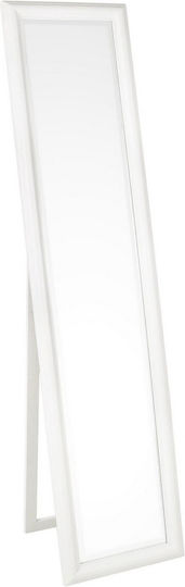Bizzotto Sanzio Rectangular White Floor Mirror 170x40cm