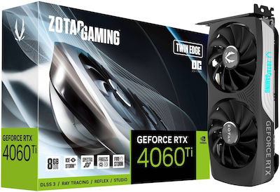 Zotac GeForce RTX 4060 Ti 8GB GDDR6 Twin Edge OC Κάρτα Γραφικών