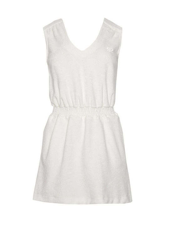 SugarFree Sommer Mini Kleid Weiß