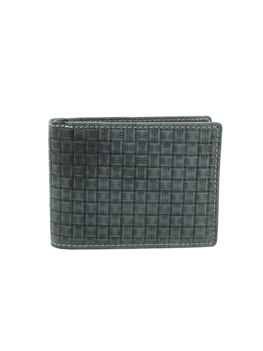 Ginis Men's Leather Wallet with RFID Gray