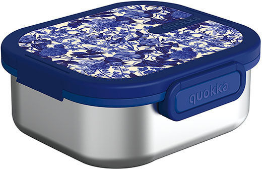 Quokka Кутия за обяд Inox Син 18x16.5см 1бр