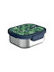 Quokka Lunchbox Inox Silber 18x16.5cm 1Stück