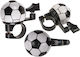 Aymax Football Παιδικό Κουδούνι Ποδηλάτου Λευκό