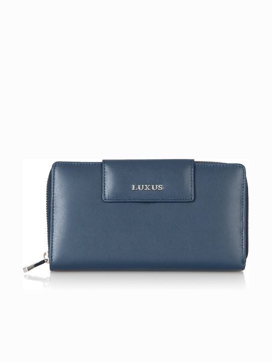 Luxus Leather Women's Wallet Classic Navy Blue Luxus Leather Women's Wallet Classic Navy Blue