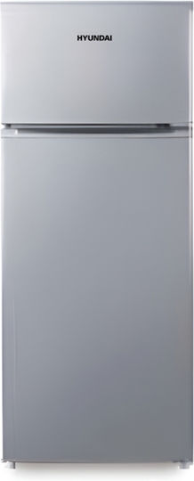 Hyundai Ψυγείο Δίπορτο 210lt Υ143xΠ55xΒ55εκ. Inox HRDS23-2631X