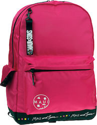 Maui & Sons School Bag Backpack Junior High-High School in Fuchsia color