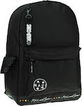 Maui & Sons Schulranzen Rucksack Junior High-High School in Schwarz Farbe