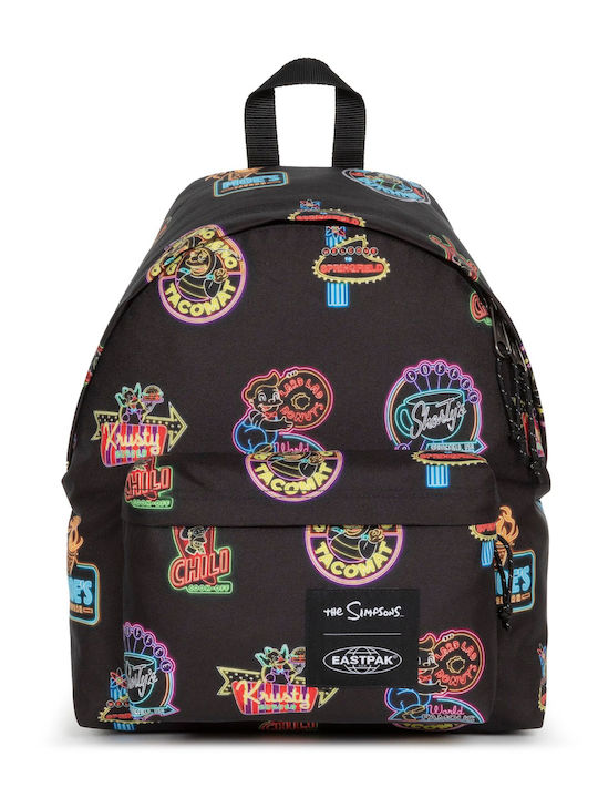 Eastpak x The Simpsons Ghiozdan Școlar de Spate Școala gimnazială- liceu în culoarea Negru 24Litri