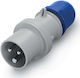 Redled Male Industrial Socket 22571