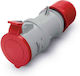 Redled Female Industrial Socket 22572
