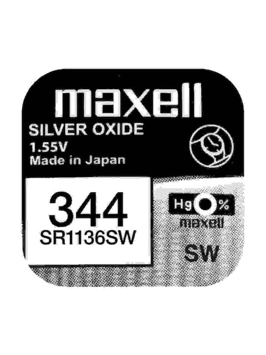 Maxell 344/SR42SW/SR1136SW Batterie Silber-Oxid für Uhren SR42 1.55V 1Stück